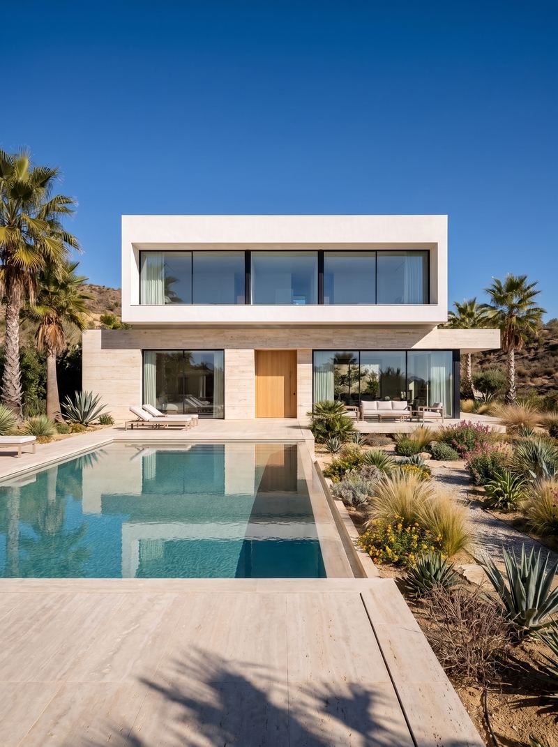 Casa Sonora, residential architectural rendering, Los Cabos, Mexico