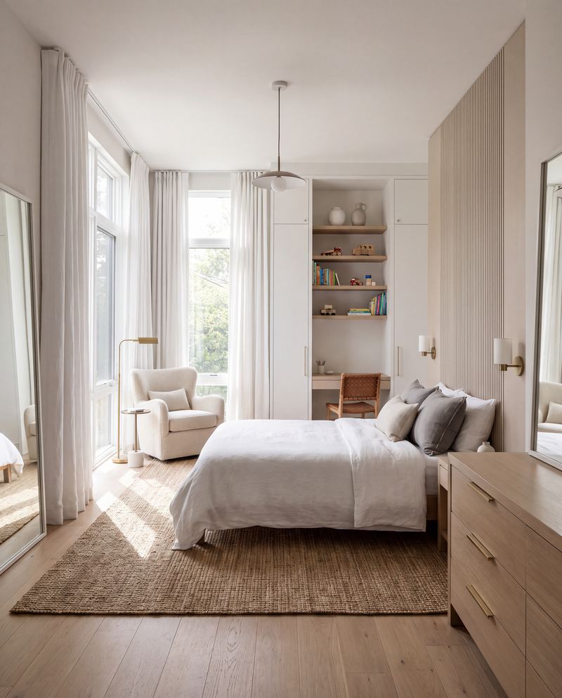 Huize Vondel, interior architectural rendering, Amsterdam, Netherlands