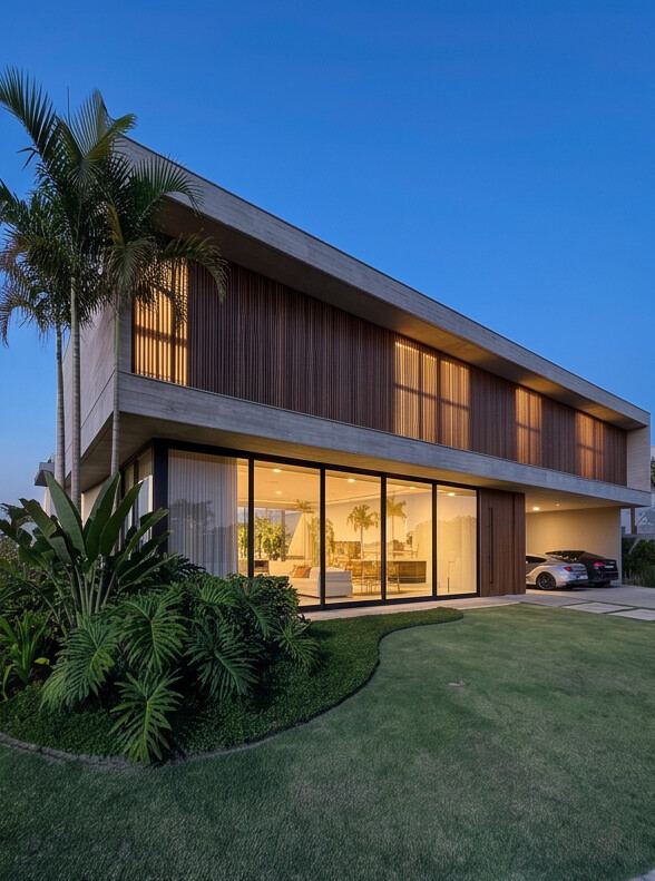 Residência Ipê, residential architectural rendering, Goiânia, GO, Brazil